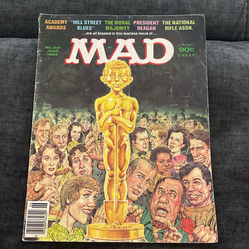 1982 Academy Awards MadTV Magazine l- VINTAGE